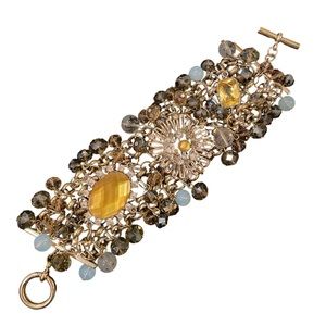 Floral Breaded Bracelet